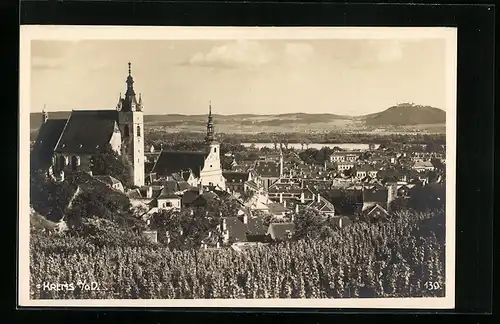 AK Krems a. D., Teilansicht mit Kirche