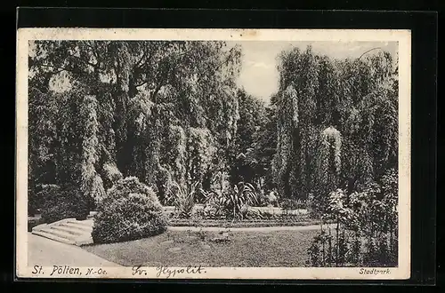 AK St. Pölten, Partie im Stadtpark