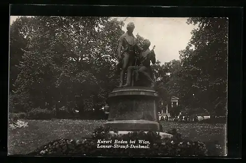 AK Baden, Lanner-Strauss-Denkmal