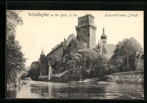 AK Waidhofen /Ybbs, Rothschildsches Schloss