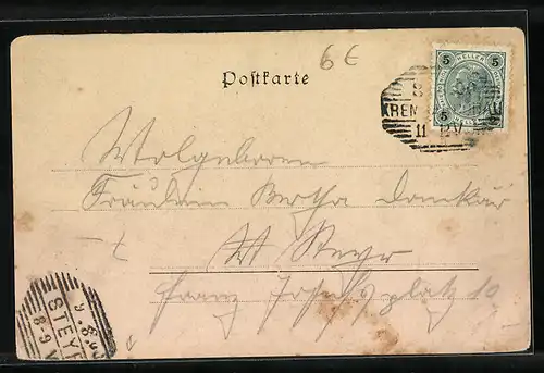 AK Krems /Donau, Ortsansicht mit Donau