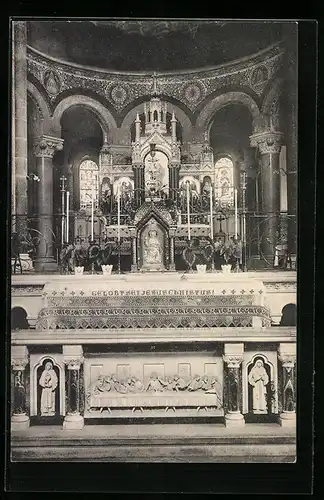 AK Mödling, Missionshaus St. Gabriel, Hl. Geistkirche, Altar