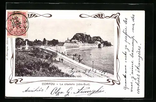 AK Corfou, La citadelle