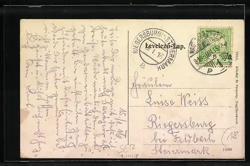 AK Nagybecskerek, M. kir. Törvenyhaz