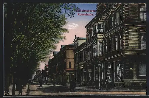 AK Wilhelmshaven, Einblick in die Roonstrasse