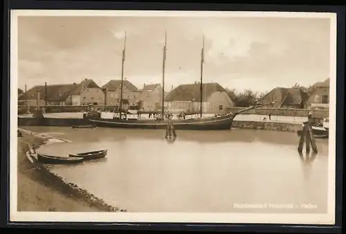 AK Hooksiel, Partie am Hafen