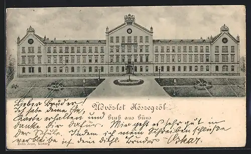 AK Köszeg, Ansicht der Schule