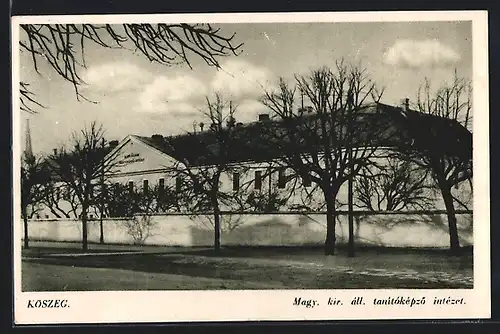 AK Köszeg, Magy. kir. all. tanitokepzö intézet
