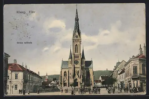 AK Köszeg, Fötér, Strucz szálloda