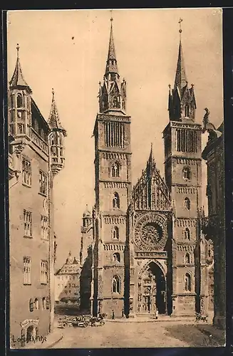 AK Nürnberg, Die Lorenzkirche