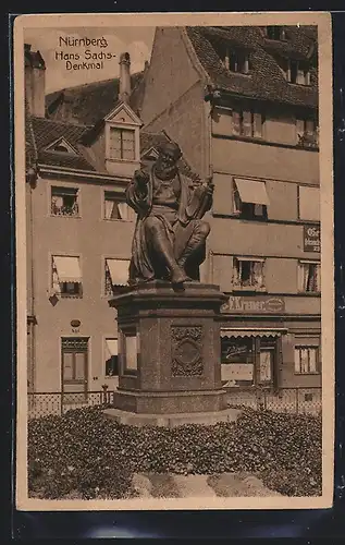 AK Nürnberg, Hans Sachs-Denkmal