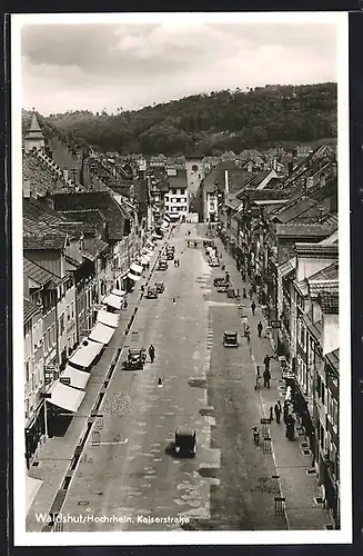 AK Waldshut /Hochrhein, Kaiserstrasse aus der Vogelschau