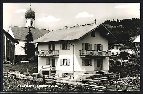 AK Oberstdorf, Haus Hemer Schöllang