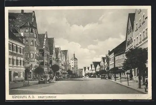 AK Günzburg a.D., Hauptstrasse