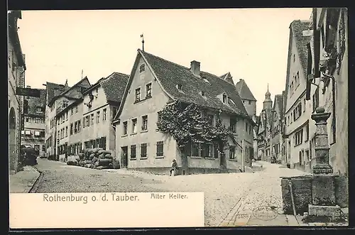 AK Rothenburg a. Tauber, Alter Keller