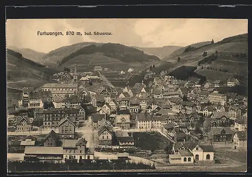 AK Furtwangen, Gesamtansicht der Stadt