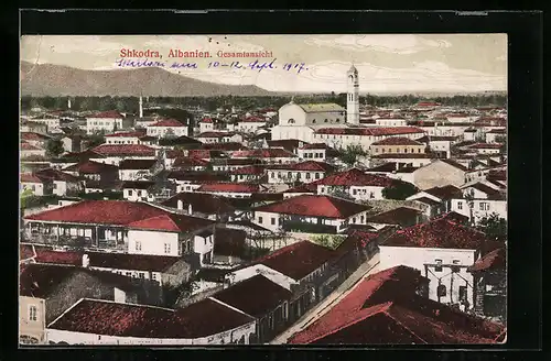 AK Shkodra, Gesamtansicht der Stadt