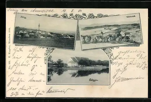 AK Walchstadt, Ortsansicht, Ortsansichten Inning und Stegen