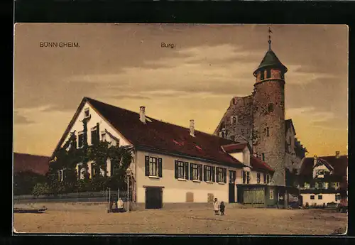 AK Bönnigheim, Ansicht der Burg