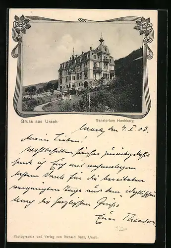 AK Urach, Sanatorium Hochberg