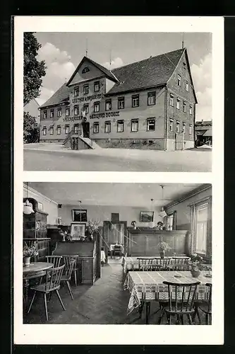 AK Mögglingen b. Schwäb. Gmünd, Gasthof mit Brauerei zum Reichsadler v. Eduard Dodell