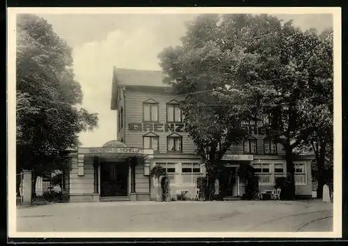 AK Hamburg-Hoheluft, Gasthof Grenzhaus Hoheluft von W. Wurzbach