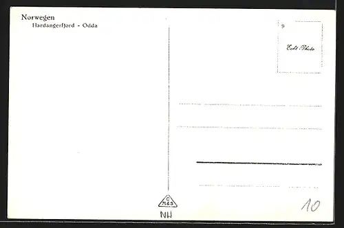 AK Odda, Ortsansicht mit Hardangerfjord