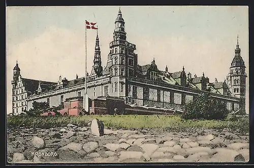 AK Kronborg, Blick zum Schloss