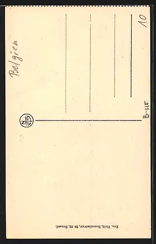 AK Messines, Institution Royale, Cour St. Georges, Nord-Est.