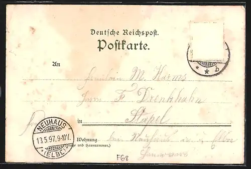 Lithographie Markirch, Weisser See u. Hotel, Hochkönigsburg u. Hotel, Thurm des alten Rathhauses