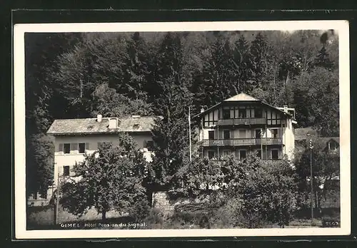 Foto-AK Gimel, Hotel Pension du Signal