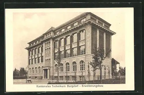 AK Burgdorf, Kantonales Technikum, Erweiterungsbau