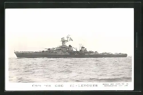AK Kriegsschiff Georges Leygues in Fahrt