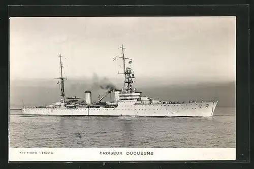 AK Kreuzer Duquesne der französischen Marine