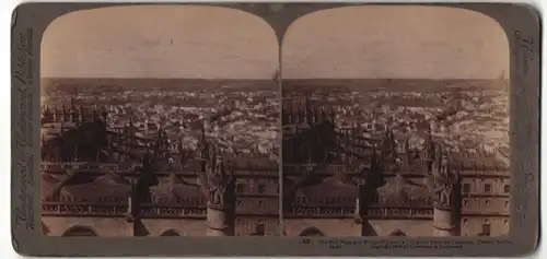 Stereo-Fotografie Underwood & Underwood Publishers, New York, Ansicht Sevilla, Blick von der Kathedrale