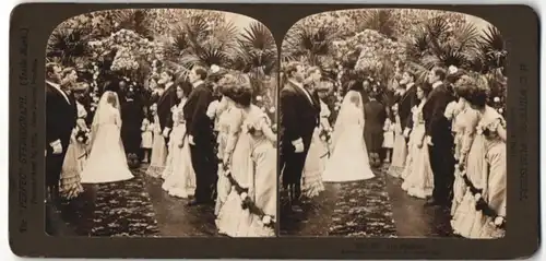 Stereo-Fotografie H. C. White Co., The Blessing, Hochzeit