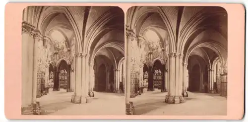Stereo-Fotografie Ansicht Tolède, Innenansicht der Kathedrale