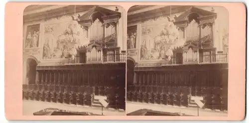 Stereo-Fotografie Ansicht L`Escurial, L`Église