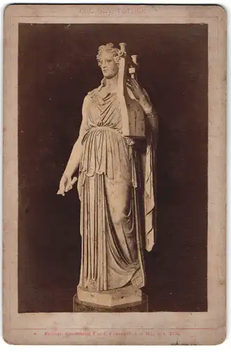 Fotografie Ferd. Finsterlin, München, Marmorstatue Apollo Citharödus, Griechische Antike