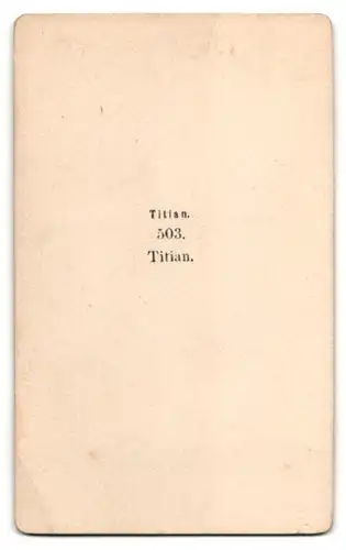 Fotografie Portrait Titian, Nr. 503