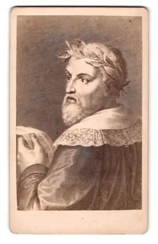 Fotografie Portrait Ariost nach P. Ermini, Nr. 562
