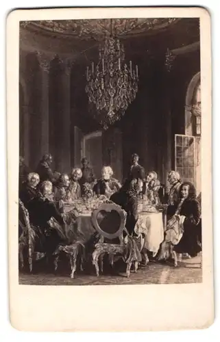 Fotografie Friedrich der Grosse König von Preussen in Sanssouci