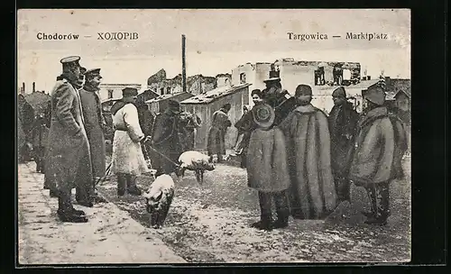 AK Chodorow, Targowica, Marktplatz