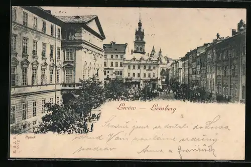 AK Lemberg, Rynek, Strassenpartie