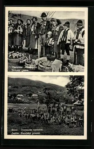 AK Jasina, Huculske procesi, Sveceni pasek