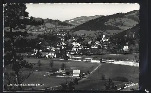 AK Altenmarkt a. d. Triesting, Blick aus der Vogelschau auf Altenmarkt