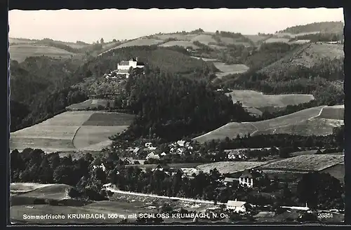 AK Krumbach, Gesamtansicht mit Schloss