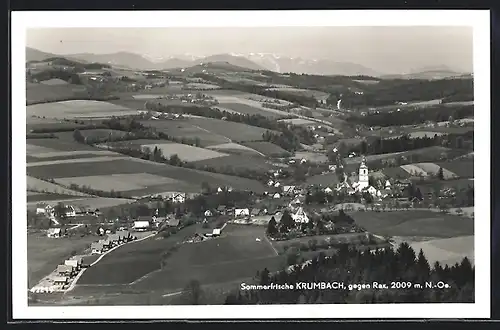 AK Krumbach, Gesamtansicht gegen Rax
