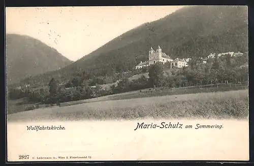 AK Maria Schutz am Semmering, Die Wallfahrtskirche