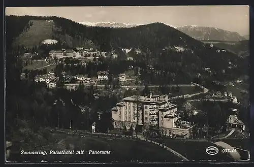 AK Semmering, Palasthotel mit Panorama